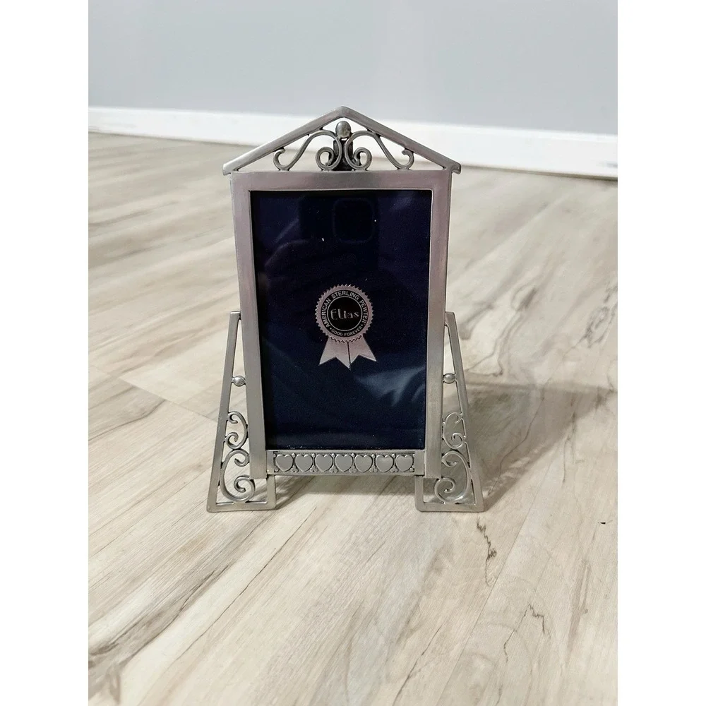 Elias 1993‎ Antique Sterling Silver Pewter 4x6 Picture Frame